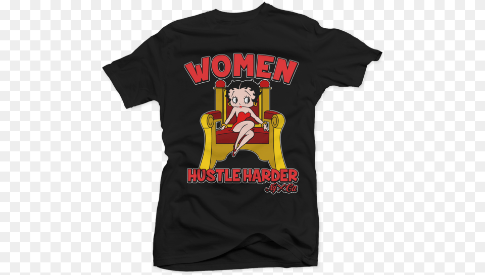 Betty Boop Tee Lets Go Champ T Shirt, Clothing, T-shirt, Baby, Person Free Png