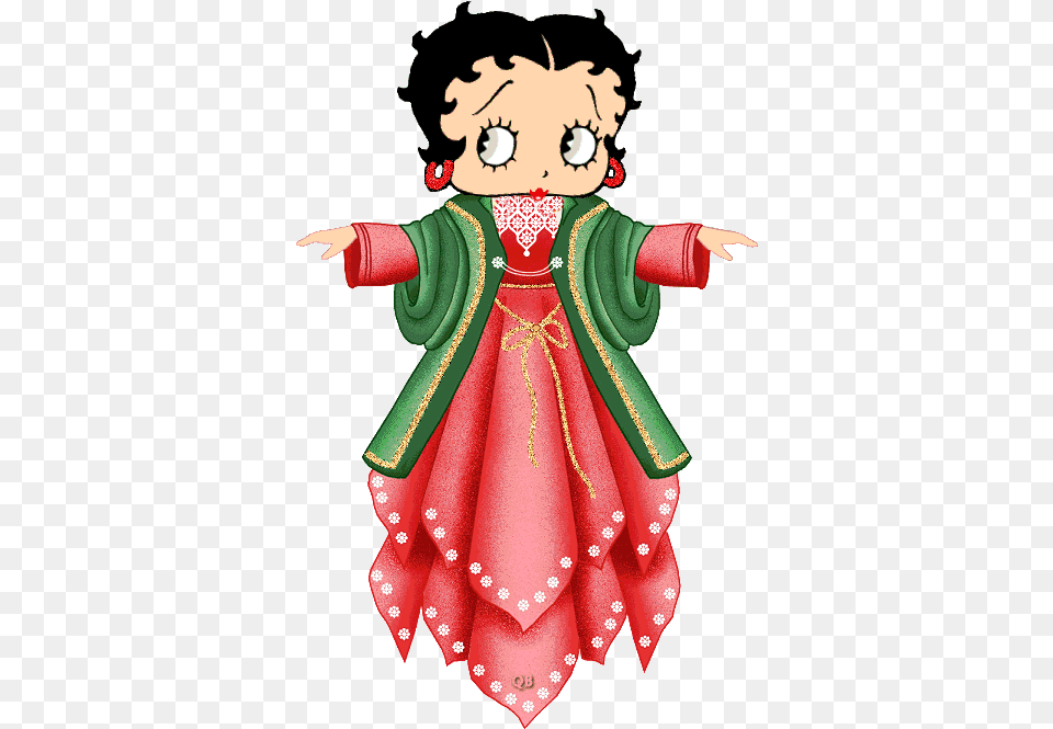 Betty Boop Warm Up Gif, Person, Toy, Face, Head Free Png Download