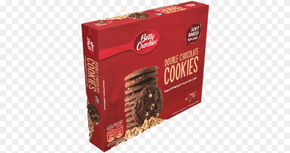 Betty Crocker Double Choclate Chip Cookies 8 X 40 G Sandwich Cookie, Food, Sweets, Chocolate, Cocoa Free Transparent Png