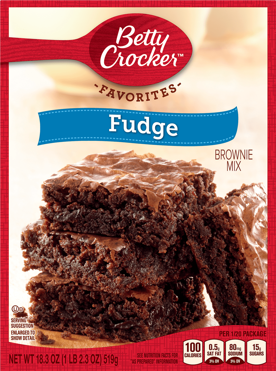 Betty Crocker Fudge Brownie Mix Family Size Betty Crocker Brownie Mix, Chocolate, Cookie, Dessert, Food Free Transparent Png