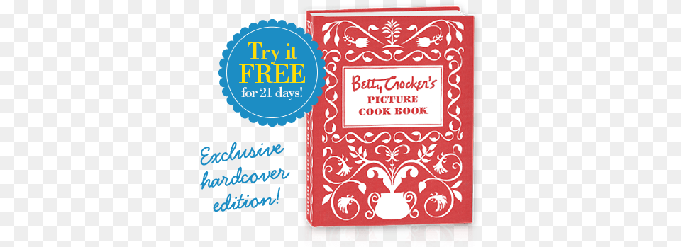 Betty Crocker Picture Cookbook Get The Recipes You Grew Up 1950s Betty Crocker Cookbook, Book, Envelope, Greeting Card, Mail Png Image