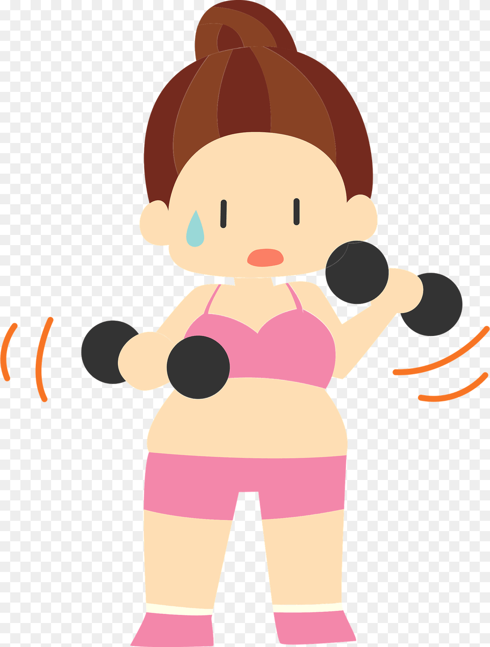 Betty Fat Woman Is Doing Exercises Clipart, Photography, Nature, Outdoors, Snow Free Transparent Png