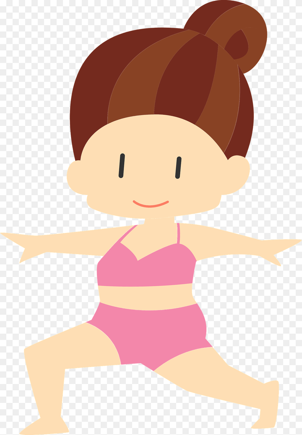 Betty Fat Woman Is Doing Yoga Clipart, Swimwear, Clothing, Water Sports, Water Png Image