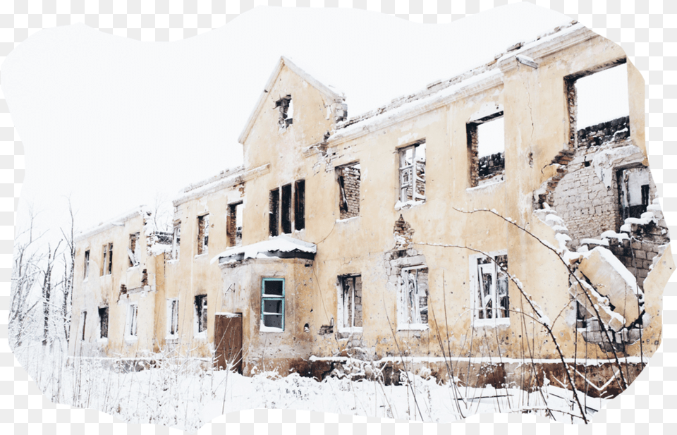 Between Life And Death Snow, Architecture, Brick, Building, City Free Transparent Png