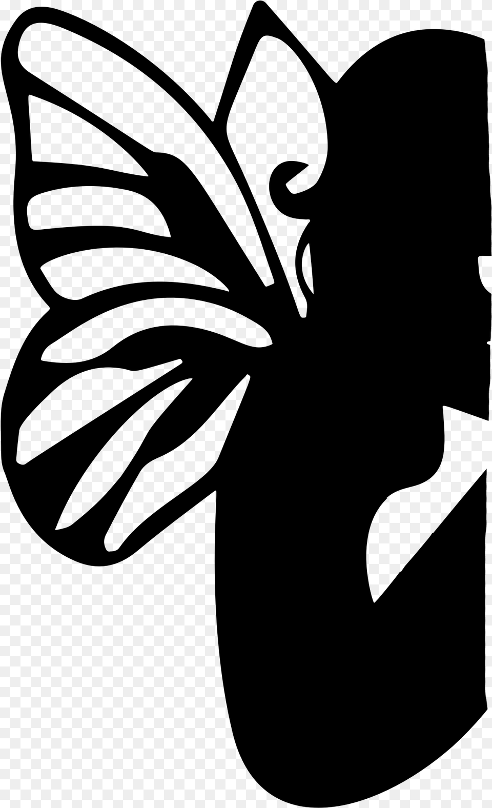 Between The Lines By Jodi Picoult And Samantha Van Fairy Silhouette, Gray Png Image