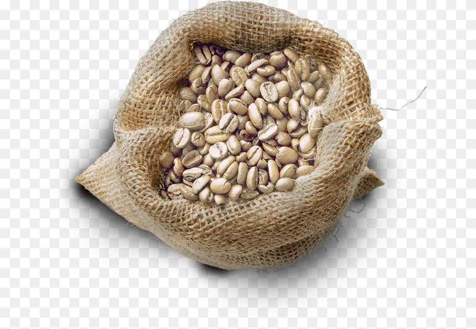 Between The Time That The Green Beans Are Delivered Bag Coffee Green, Clothing, Hat, Sack, Food Png