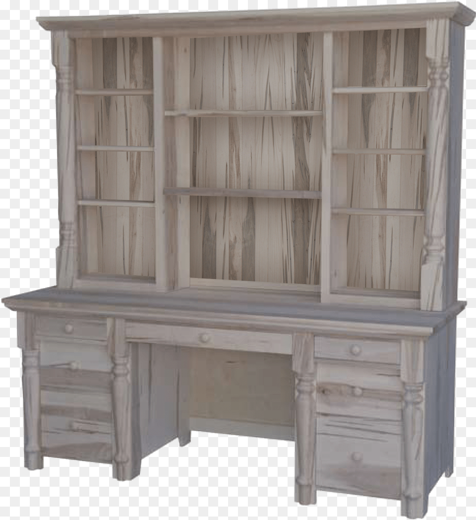 Bevel Top Executive Desk Hutch, Cabinet, Closet, Cupboard, Furniture Free Png Download