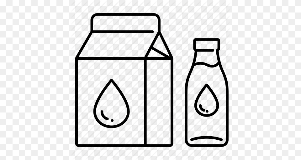 Beverage Bottle Box Food Milk Milk Box Milk Carton Icon, Tin, Can Free Png
