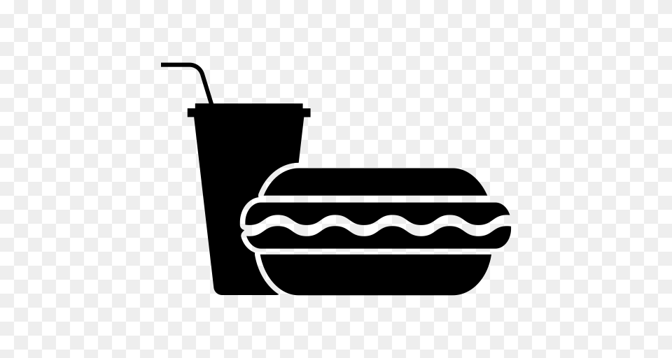 Beverage Breakfast Burger Drink Drink And Food Icon, Gray Free Png Download