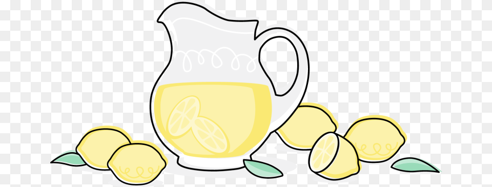 Beverage Clipart Lemonade Pitcher Pitcher Of Lemonade Clipart, Citrus Fruit, Produce, Food, Fruit Free Png