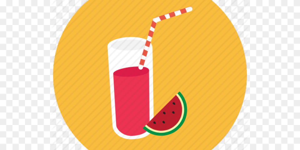 Beverage Clipart Watermelon Juice Juice Icons Circle, Food, Fruit, Plant, Produce Png Image