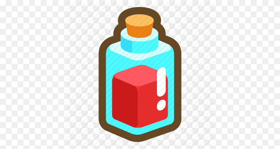 Beverage Drink Game Healing Hp Potion Recovery Icon, Bottle Png Image