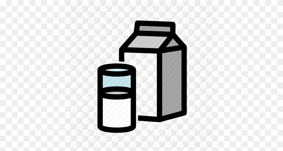 Beverage Drink Glass Milk Milk Box Milk Carton Icon, Can, Spray Can, Tin Free Transparent Png