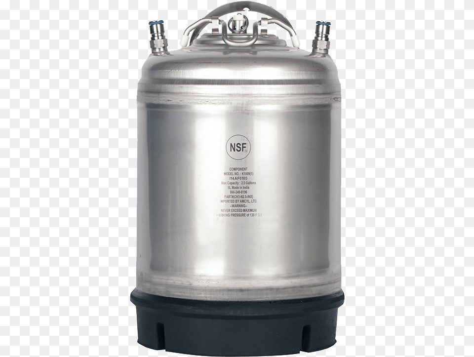 Beverage Elements New Amcyl Ball Lock 25 Gallon Keg, Barrel, Bottle, Shaker Free Transparent Png