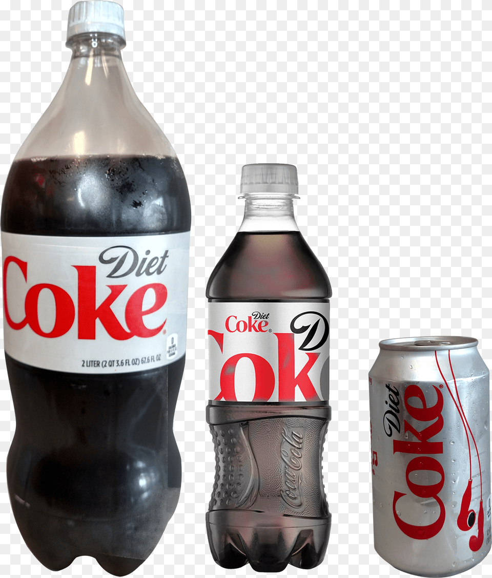 Beverages Pizzano39s Pizza Lake Wales Diet Coke 1 L Bottle, Beverage, Soda, Can, Tin Free Png