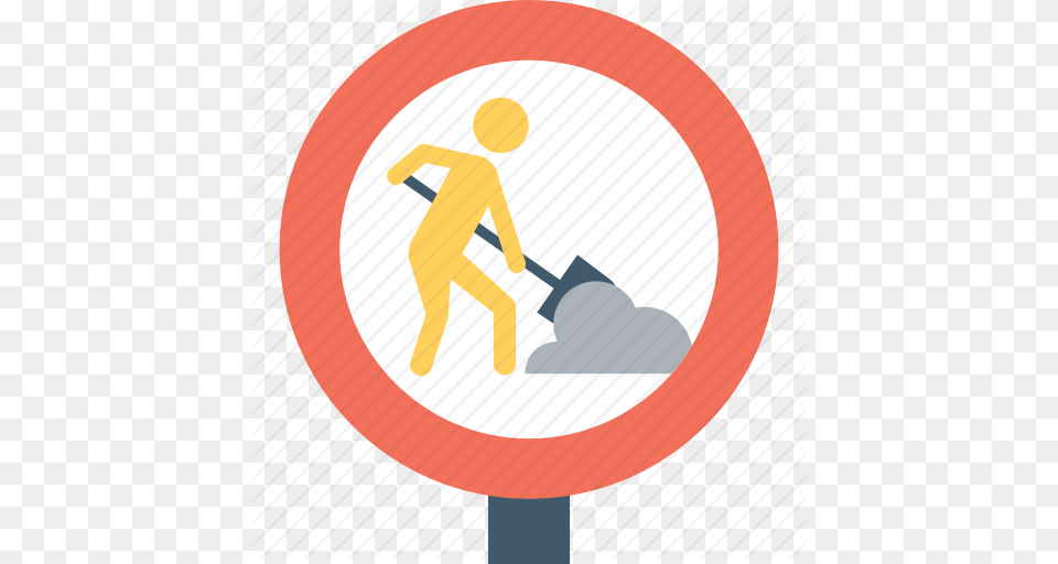 Beware Construction Sign Road Sign Under Construction Warning Icon, Symbol, Cleaning, Person, Road Sign Png