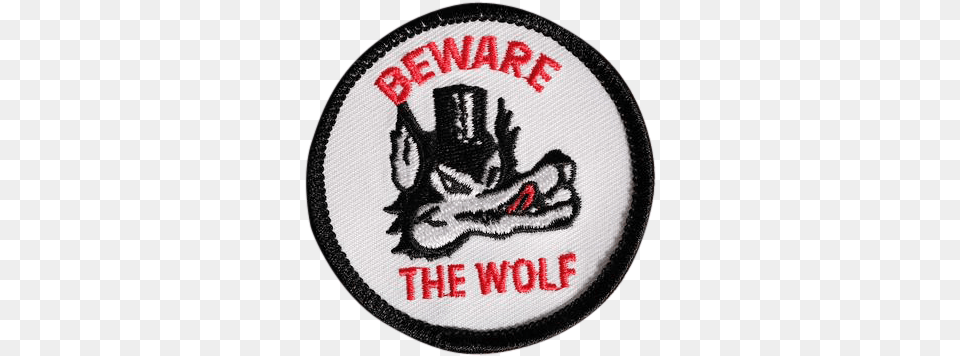Beware The Wolf Patch Wolf, Badge, Logo, Symbol, Birthday Cake Free Png