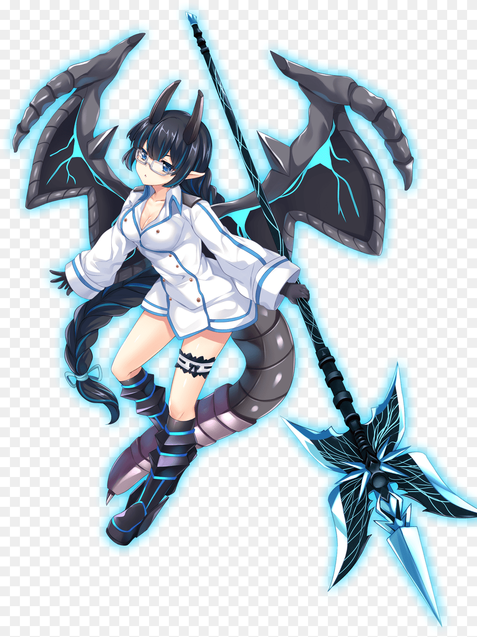 Bewitching Shocks And Bewildering Ice Onigiri Official Gargoyle Anime Girls, Book, Comics, Publication, Person Png Image