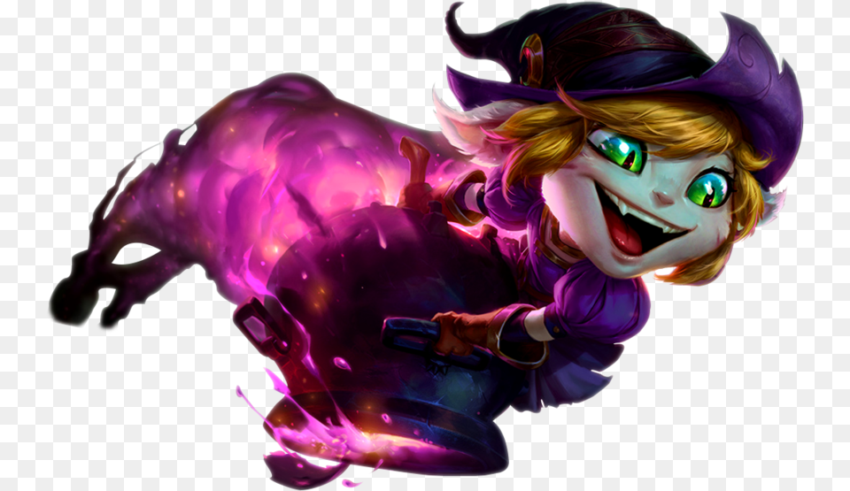 Bewitching Skins Lol League Of Legends Tristana, Purple, Baby, Person, Face Free Png