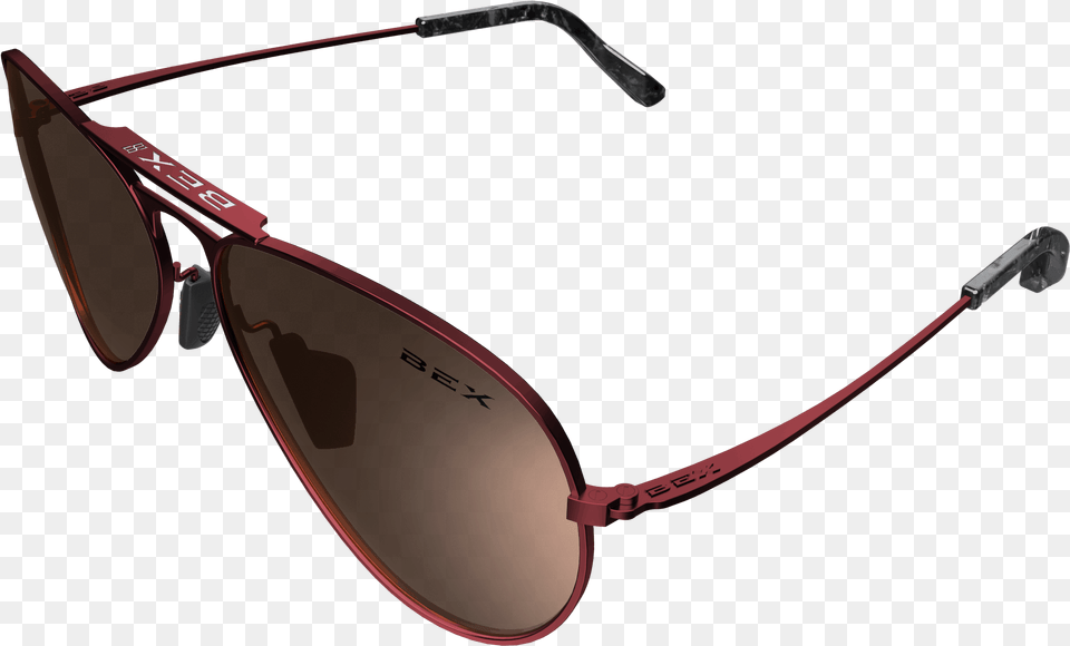 Bex Wesley Sunglasses Burgundy Gold, Accessories, Glasses Free Png Download