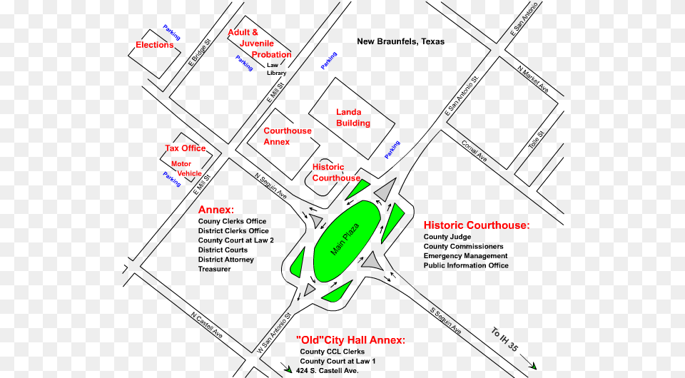 Bexar County Courthouse Map Png