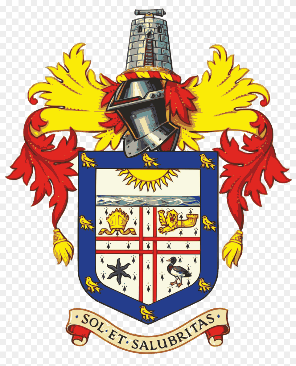 Bexhill Coat Of Arms Clipart, Armor, Animal, Bird, Shield Png Image