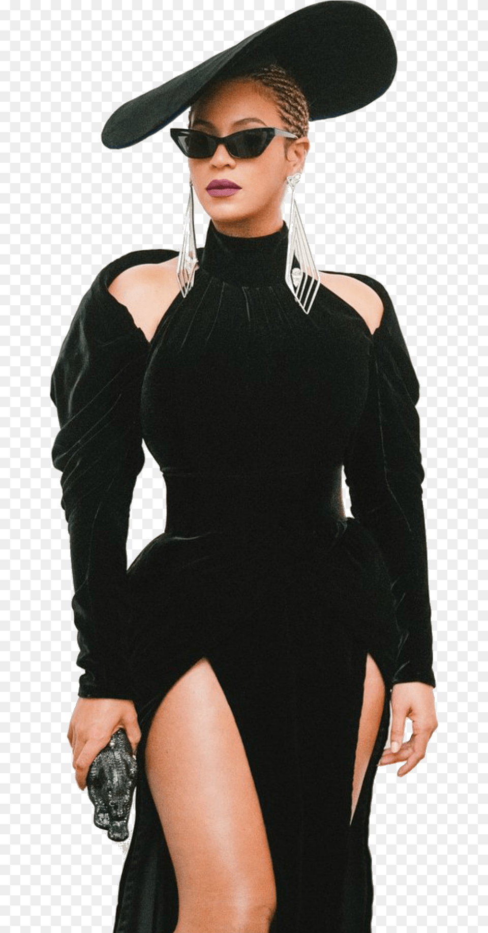 Beyonce Black Image Beyonce Cat Eye Sunglasses, Woman, Sleeve, Person, Long Sleeve Free Transparent Png
