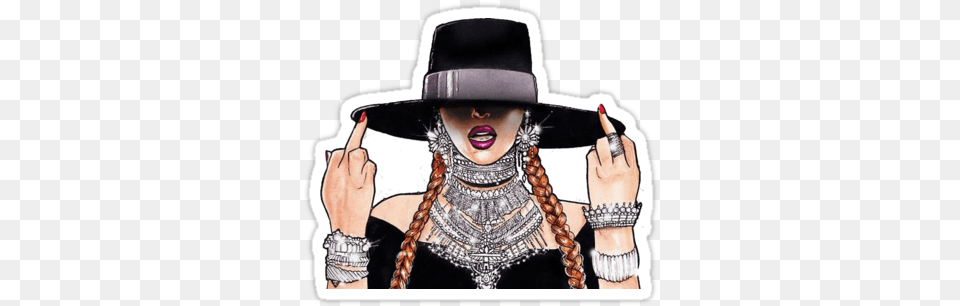 Beyonce Formation Beyonce Art Formation, Woman, Person, Hat, Female Free Png Download