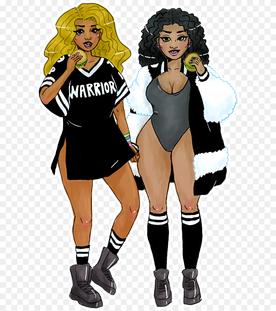 Beyonce Vector Illustration Nicki Minaj Best Cartoon, Shorts, Book, Clothing, Comics Free Png Download