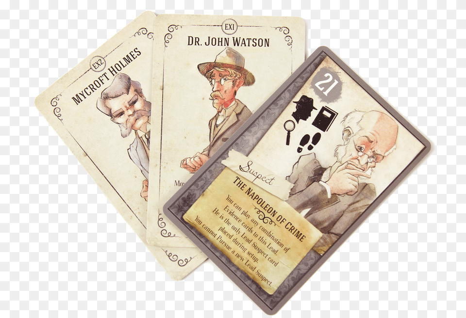 Beyond Baker Street Card Game, Adult, Male, Man, Person Png