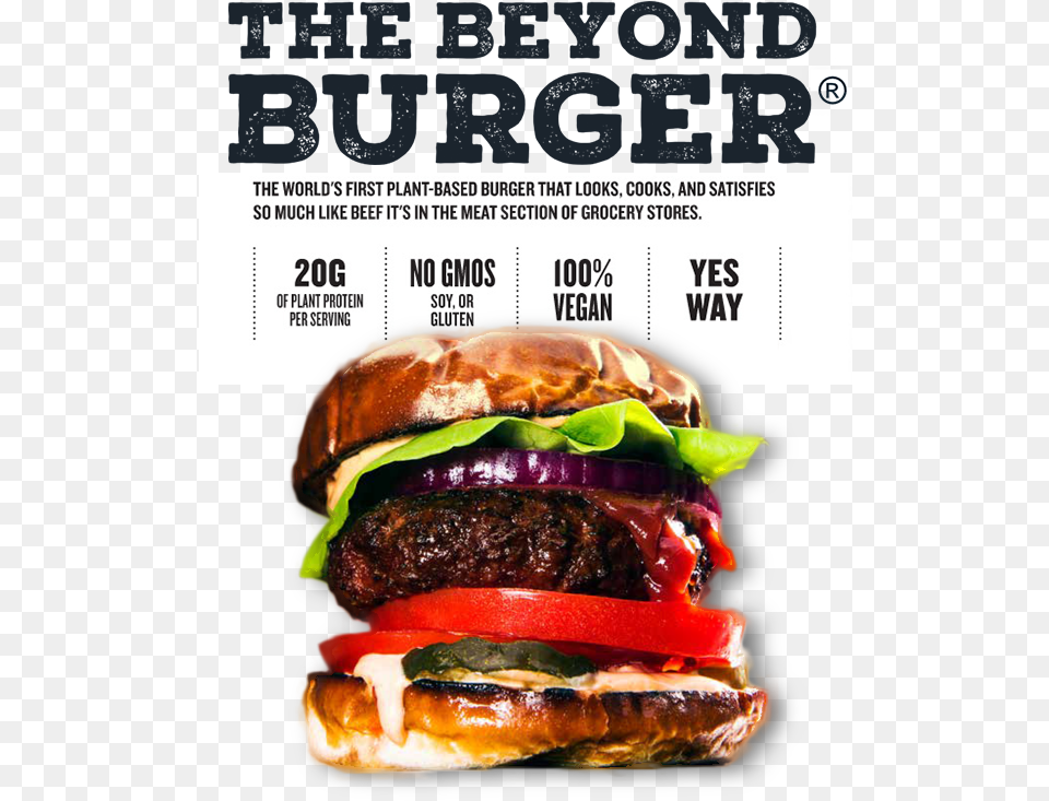 Beyond Burger Nutritional Info, Advertisement, Food, Poster Free Png Download