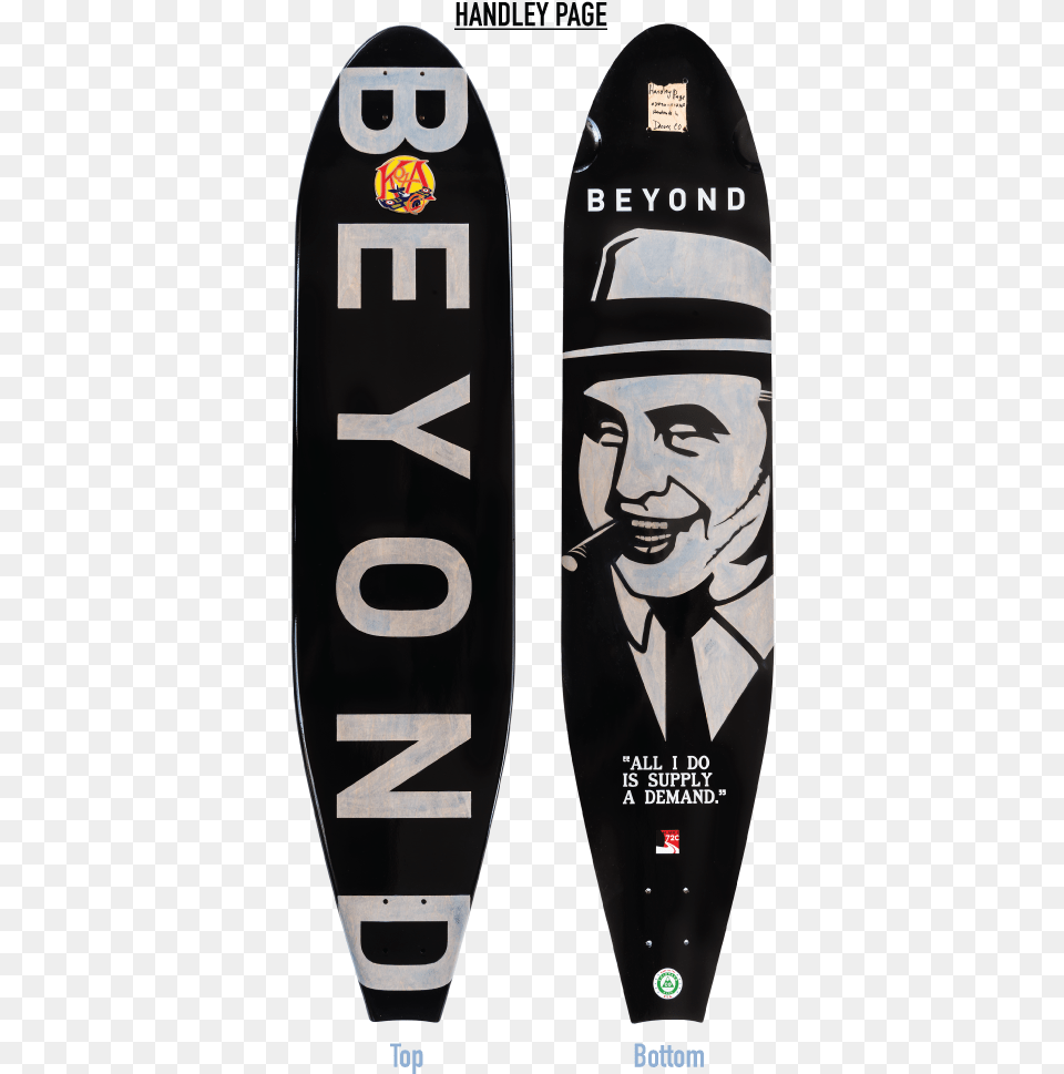 Beyond Clothing Scarface Longboard Skateboard Deck, Water, Sea Waves, Sea, Outdoors Free Png Download