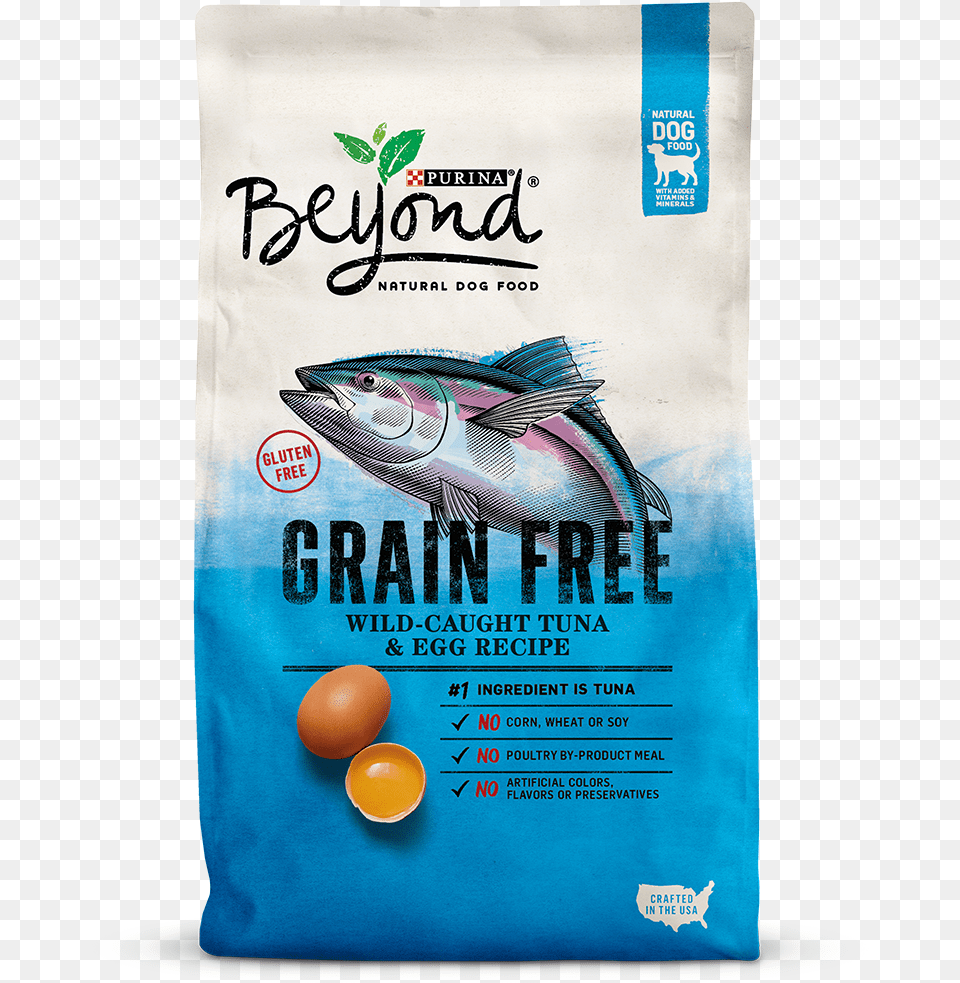 Beyond Grain Tuna Amp Egg Recipe Dry Dog Food Purina Beyond Grain Dog Food, Advertisement, Poster, Animal, Bird Png Image