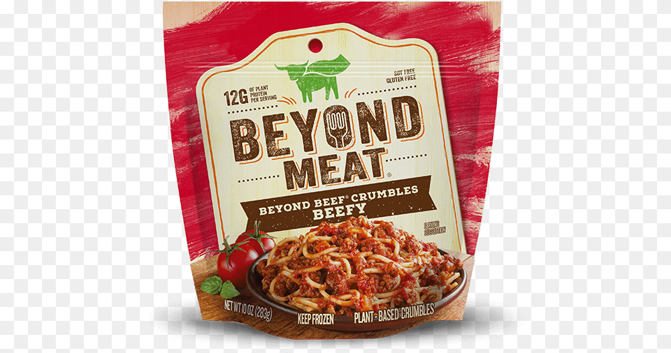 Beyond Meat Crumbles, Food, Pasta, Spaghetti, Advertisement Png Image