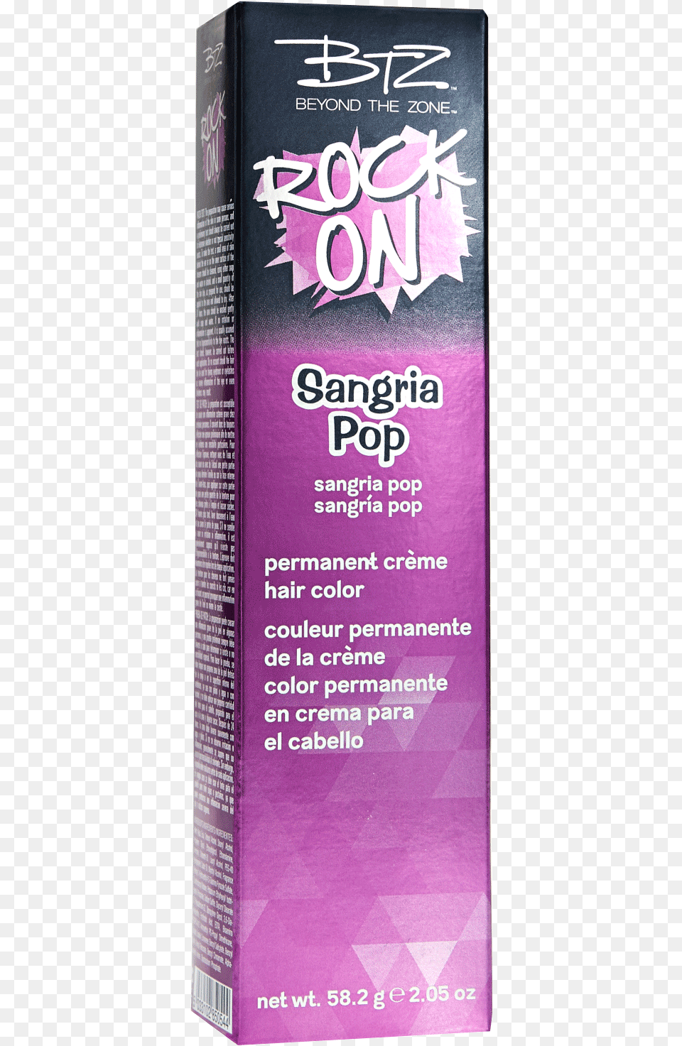 Beyond The Zone Sangria Pop Permanent Creme Hair Color Sangria Pop Beyond The Zone, Book, Publication, Advertisement, Poster Png
