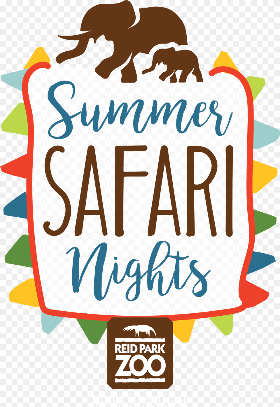 Beyond Tucson Summer Safari Logo Clip Art, Advertisement, Poster, Animal, Elephant Png Image
