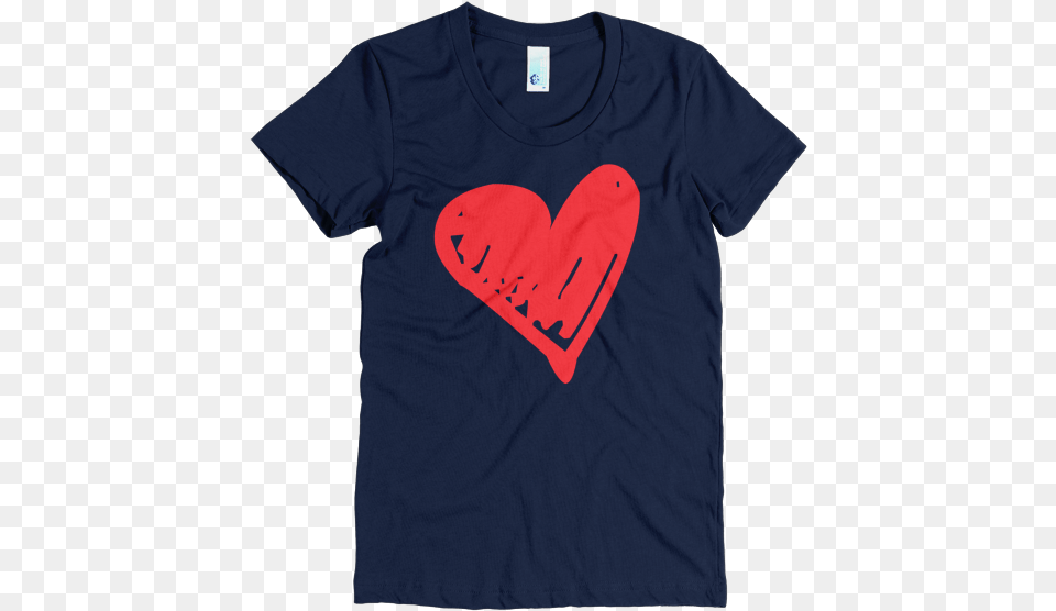 Beyoutees Scribble Heart Graphic Tee, Clothing, T-shirt, Shirt, Symbol Free Png