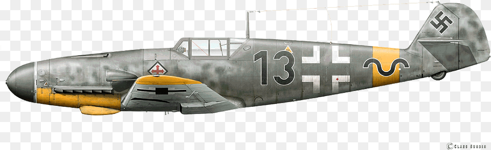 Bf 109 Adolf Galland, Aircraft, Airplane, Transportation, Vehicle Png Image