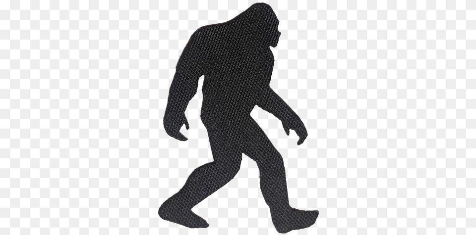 Bf Silhouette Patch Big Foot Clip Art, Animal, Wildlife, Ape, Mammal Png Image