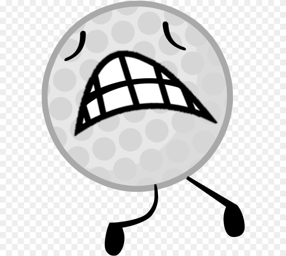 Bfb Golf Ball Intro Pose Bfdi Assets By Bfb Golf Ball, Golf Ball, Sport, Ammunition, Grenade Free Transparent Png