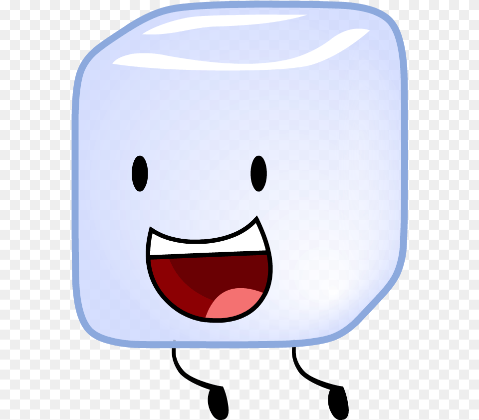 Bfb Ice Cube Clipart Download Character Battle For Dream Island, Clothing, Hardhat, Helmet Free Png