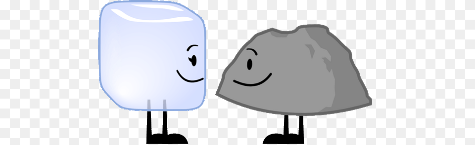 Bfdi Fanart Picture Of A Shipping Between Icy And Rocky I Do Not, Lamp, Lampshade, Cushion, Home Decor Png