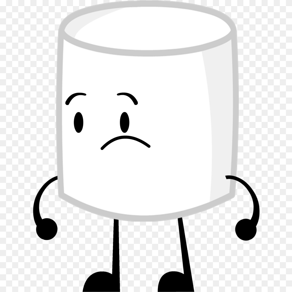 Bfdi Marshmallow Inanimate Insanity Apple Use Marshmallow, Cup, Glass Free Png Download