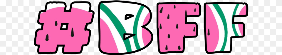 Bff Bffs Sister Sis Watermelon Best Friend Bff, Art, Graphics, Text Png Image