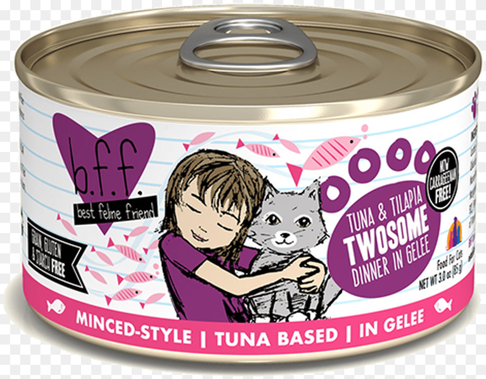 Bff Weruva Sweetheart Tuna And Shrimp Can 3 Oz, Aluminium, Food, Tin, Canned Goods Png