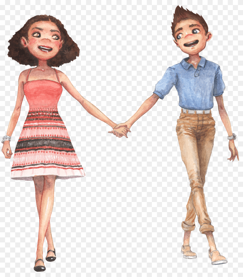 Bg Couple Transparancy Holding Hands Free Png