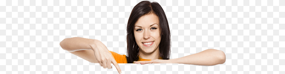 Bg Professional Tax Services Girl Point Down, Portrait, Face, Photography, Person Png Image