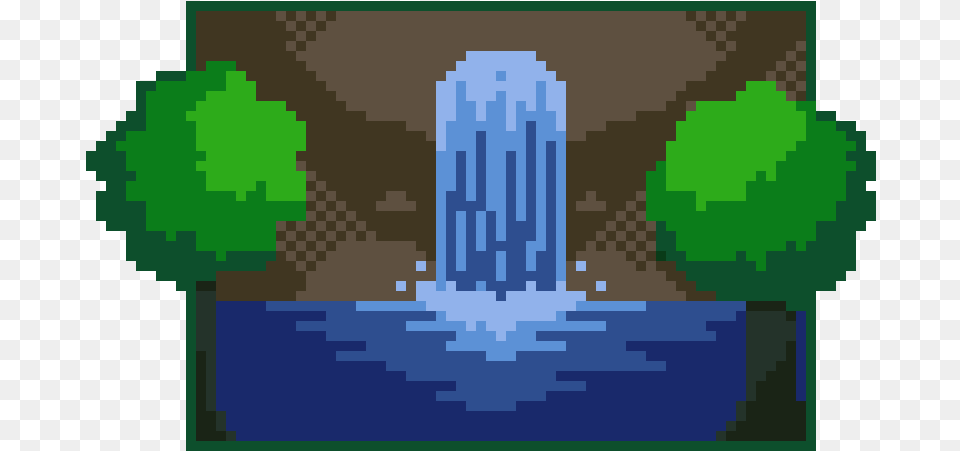 Bg Waterfall Waterfall Pixel Art, City, Architecture, Fountain, Water Free Png