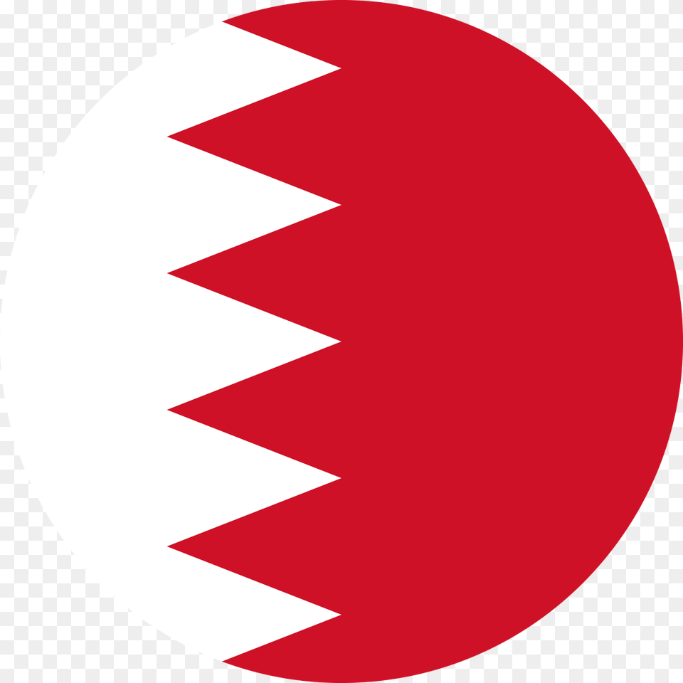 Bh Bahrain Flag Round, Logo Free Transparent Png