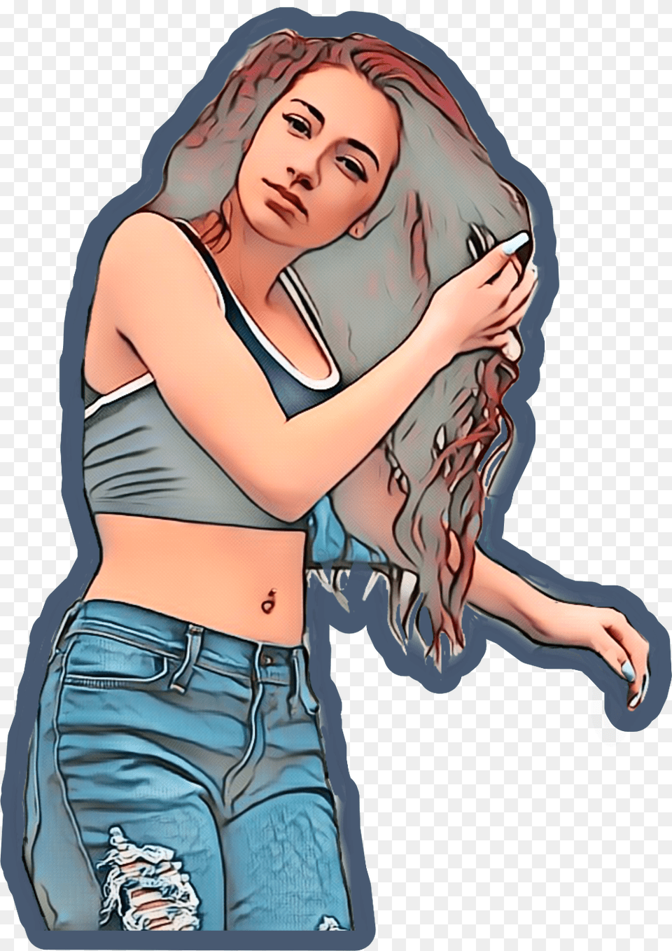 Bhadbhabie Daniellebregoli Bregoli Cash Me Ousside Danielle Bregoli Cartoon, Adult, Person, Female, Woman Free Png